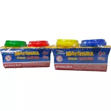 Kit Massinha Cores Glitter Com 2 Cores 50g - Pais E Filhos