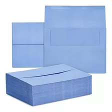 Paquete De 96 Sobres Azul Claro De 5x7 Para Invitaciones, Ta
