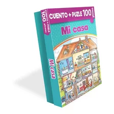Libro Infantil Mi Casa, Cuento + Puzzle 100 Pz Mundicrom