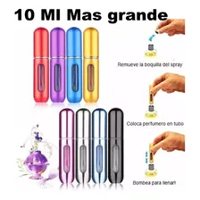 Mini Perfumero 10ml Portátil Recargable Atomizador Spray 