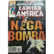 Gibi Hq Capitão América 198 Fase Final Da Operação Tempestade Galáctica Marvel Abril Jovem A1