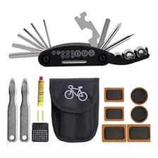 Kit Herramientas Bicicletas Parche Pinchazo Bici Reparacion