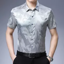 Camisas De Hombre Para Hombre, Camisa De Manga Corta, Vestid