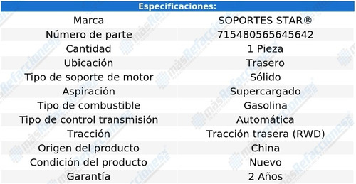 Soporte Motor Trasero Slr Mclaren V8 5.5l 05-09 Foto 2