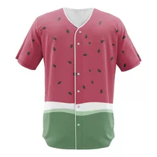 Camisa Jersey Frutas Tropical Fruit Melancia Summer Vintage