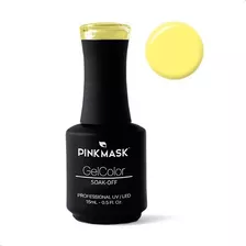 Pink Mask Esmalte Semipermanente Gel Color X 15ml/.5floz Color 148 Yellow Lily