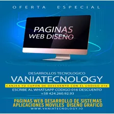 Diseño Desarrollo De Páginas Aplicaciones Web