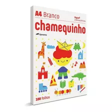 Chamex Papel Sulfite A4 Branco 100 Folhas Chamequinho 75g