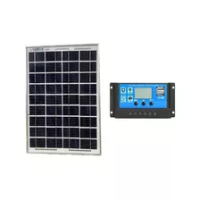 Kit Painel Solar 10w Resun + Controlador Kw1210 10a