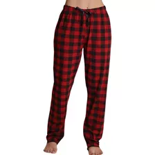 Calça Casual Dormir Pijama Xadrez Malha Inverno Viscolycra