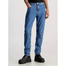 Jeans Azul Straight Recto Calvin Klein De Hombre