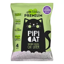 Arena Para Gato Pipi Cat Lavanda 4 Kg X 4kg De Peso Neto