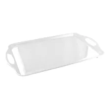 Set X 6 Bandeja De Melamina Blanca 46 X 32 Cm Fast Food