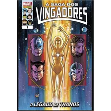 Hq Panini Marvel A Saga Dos Vingadores Volume 01 - O Legado De Thanos - 2023