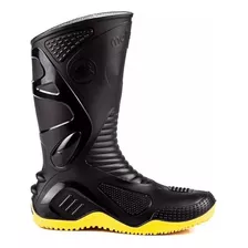 Bota Chuva Motociclista Bracol Motosafe Motoboy Impermeavel