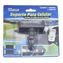 Suporte P/ Celular Encaixe Saída Ar Condicionado Do Veiculo 