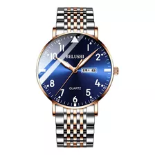 Reloj Belushi B-554 For Hombre, Reloj De Negocios De Cuarzo