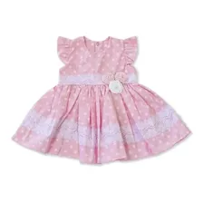 Vestido Ariele Bebê Menina Floral Luxo P M G