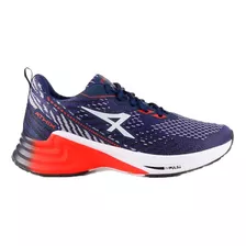 Zapatillas Athix Running Hombre Venti Azul Blanco Rojo Cli