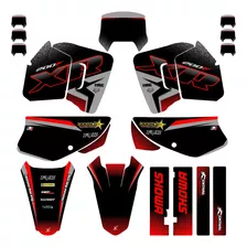 Kit Adesivo Moto Cross Trilha Xr 200 0,20mm