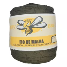 Fio De Malha Residual 1kg Artesanato Croche Trico Verde 105