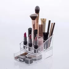 Organizador De Cosmeticos C Gaveta Elegance 12,5x11,5x12,5cm