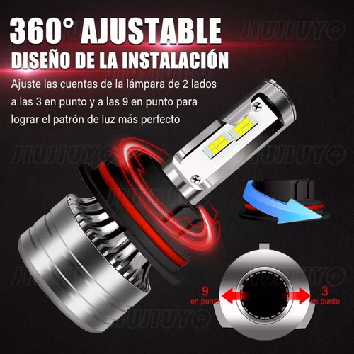 Kit De Faros Led 9007 40000lm Para Dodge Alta/baja Canbus Foto 5