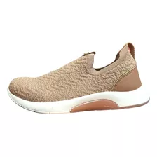 Tenis Adulto Feminino Modare Knit Parga Nude Ultraconforto 