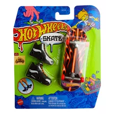 Skate De Dedo Hot Wheels Com Tênis Original Mattel Hgt46