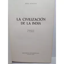 La Civilizacion De La India - Will Durant