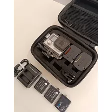 Gopro Hero 4 Silver 4k Acessórios 3 Baterias Cartão Memória 