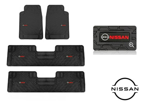 Tapetes 3 Filas Logo Nissan Pathfinder 2000 A 2002 2003 2004 Foto 4