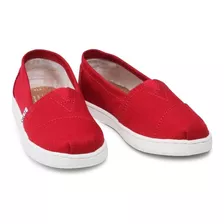 Zapatilla Alpargata Niño/niña Toms - Red Canvas