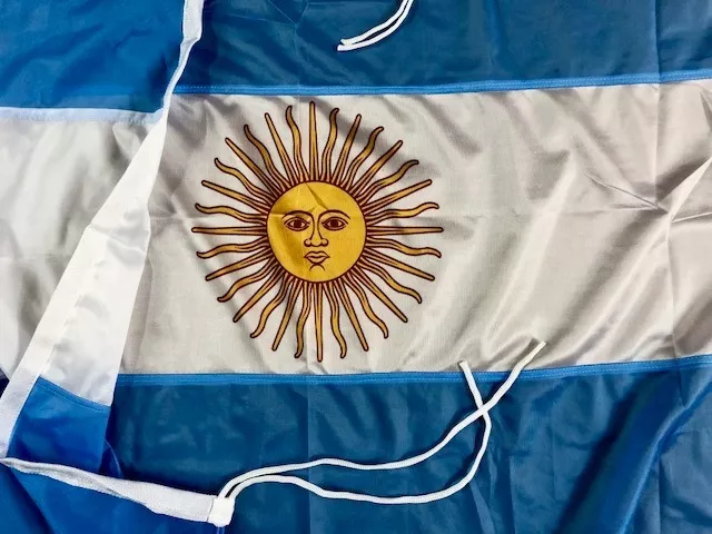 Bandera Argentina De Flameo *1,20x2mts* - Oficial Reforzada