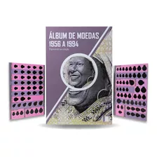 1 Álbum De Moedas Brasileiras Cruzeiro/reforma Monetária