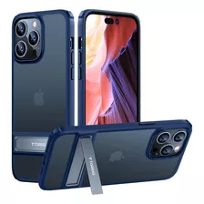 Funda Torras Para iPhone 14 Pro Max Kickstand Glacier