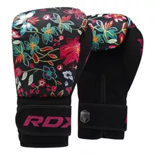 Guantes De Boxeo Rdx 8 Oz Negro Floral