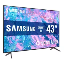 Pantalla Samsung Smart Tv 43 Uhd Crystal 4k Serie 7 2023