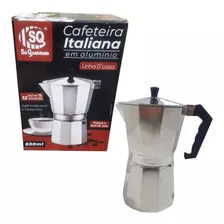 Cafeteira Chaleira Italiana De Fogão 12xícaras Moderna 600ml