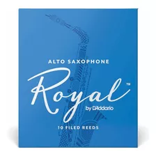 10 Palhetas Royal Daddario Para Sax Alto Música Popular Jazz