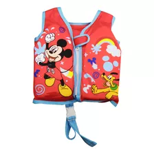 Chaleco Salvavidas Infantil Mickey Con Protección Uv 11/30kg