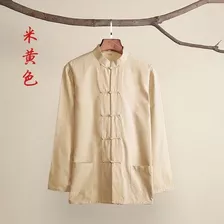 Camiseta Tang Suit Tang Traditional Top Masculina De Manga C