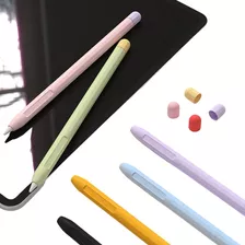 Case Capa De Silicone P Caneta De iPad Pencil 1 E 2 Geração