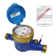 Hidrômetro Multijato 3/4 Qn2,5m³/h Pre-equip+conexmetal+cert