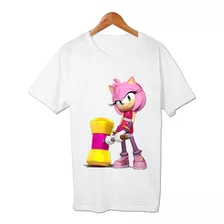 Sonic The Hedgehog Amy Rose Remera Friki Tu Eres #10