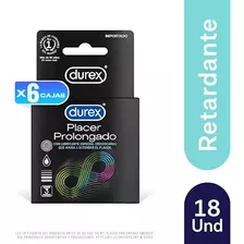 6 Pack Condones Durex Placer Prolongado - 3 Un.