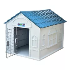 Casa Térmica Para Perro Con Puerta 75 X 65 X 63 Cm 10237 Color Azul