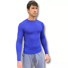 Camisa Masculina Térmica Com Proteção Solar Uv 50+ Poliamida