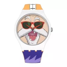 Reloj Swatch Dragon Ball Z Kamesennin Suoz346 Agente Oficial