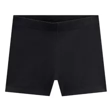 Shorts Basic Cotton Infantil Preto - Kukie